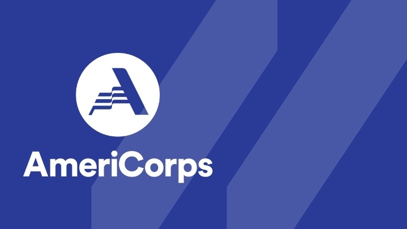 Header is a banner that features the AmeriCorps A logo