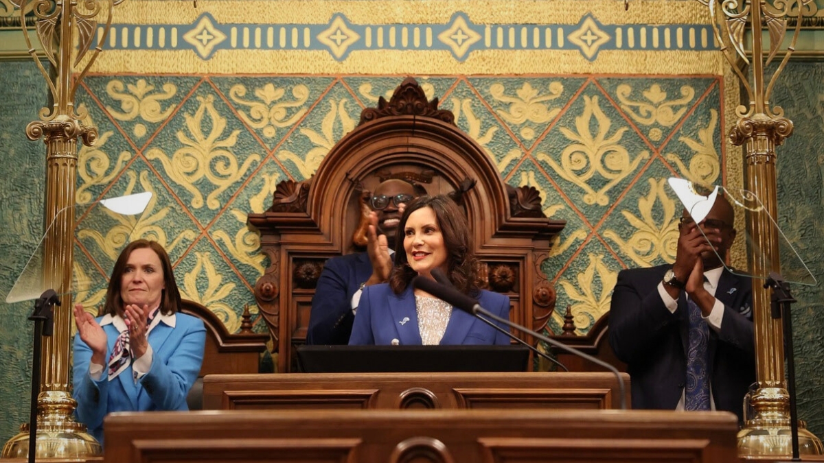 Gov. Whitmer delivering the State of the State address