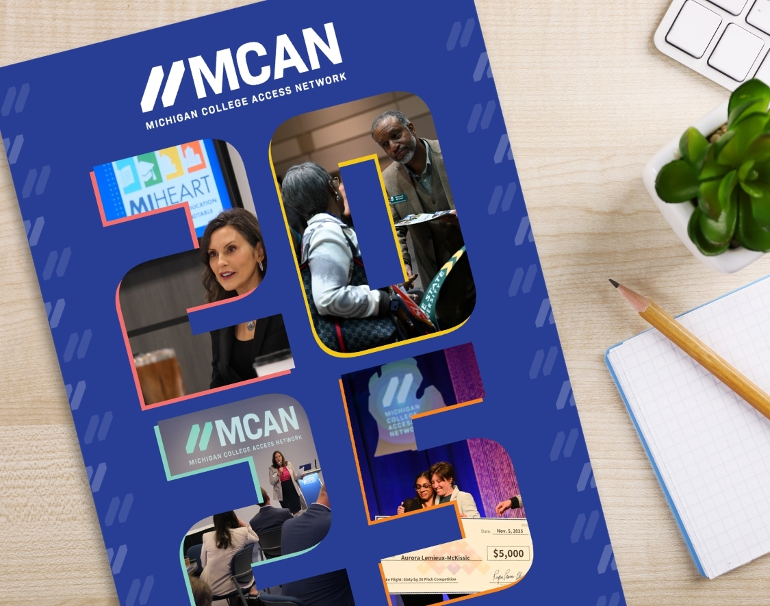 The 2025 Annual Report on a desk