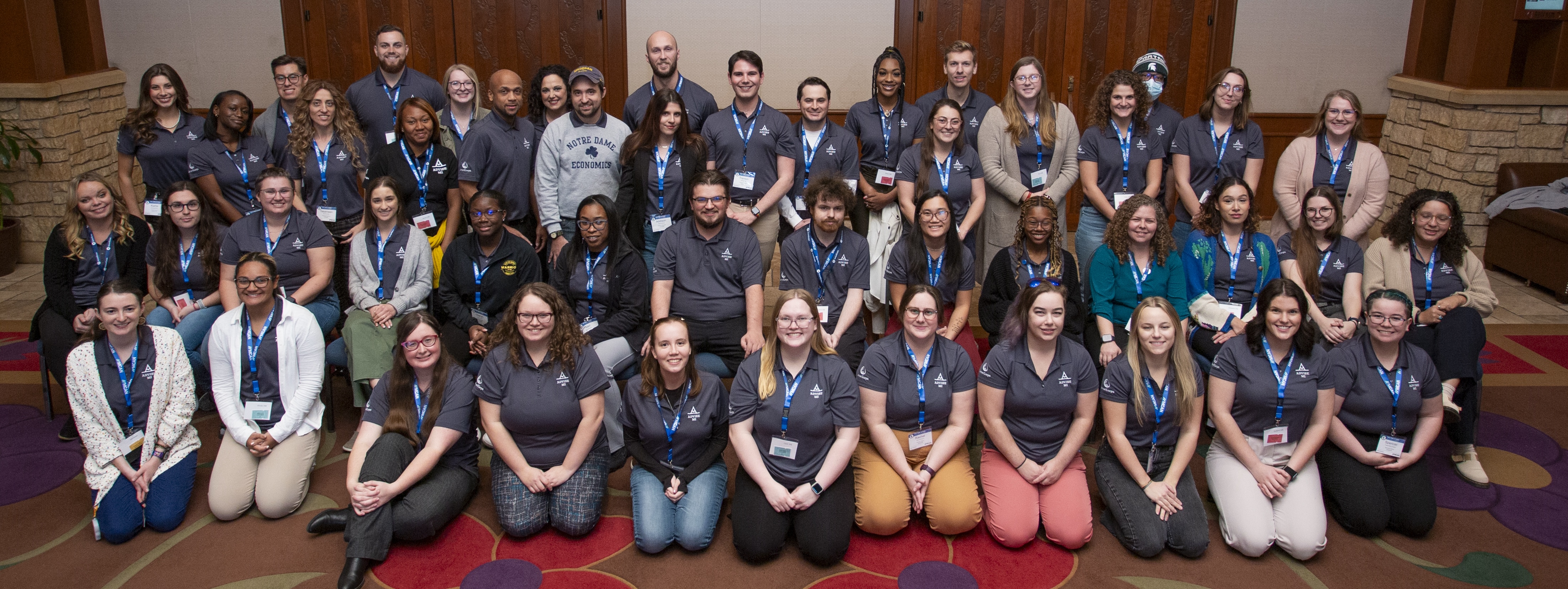 AdviseMI College Adviser group photo from 2023 MCAN Conference